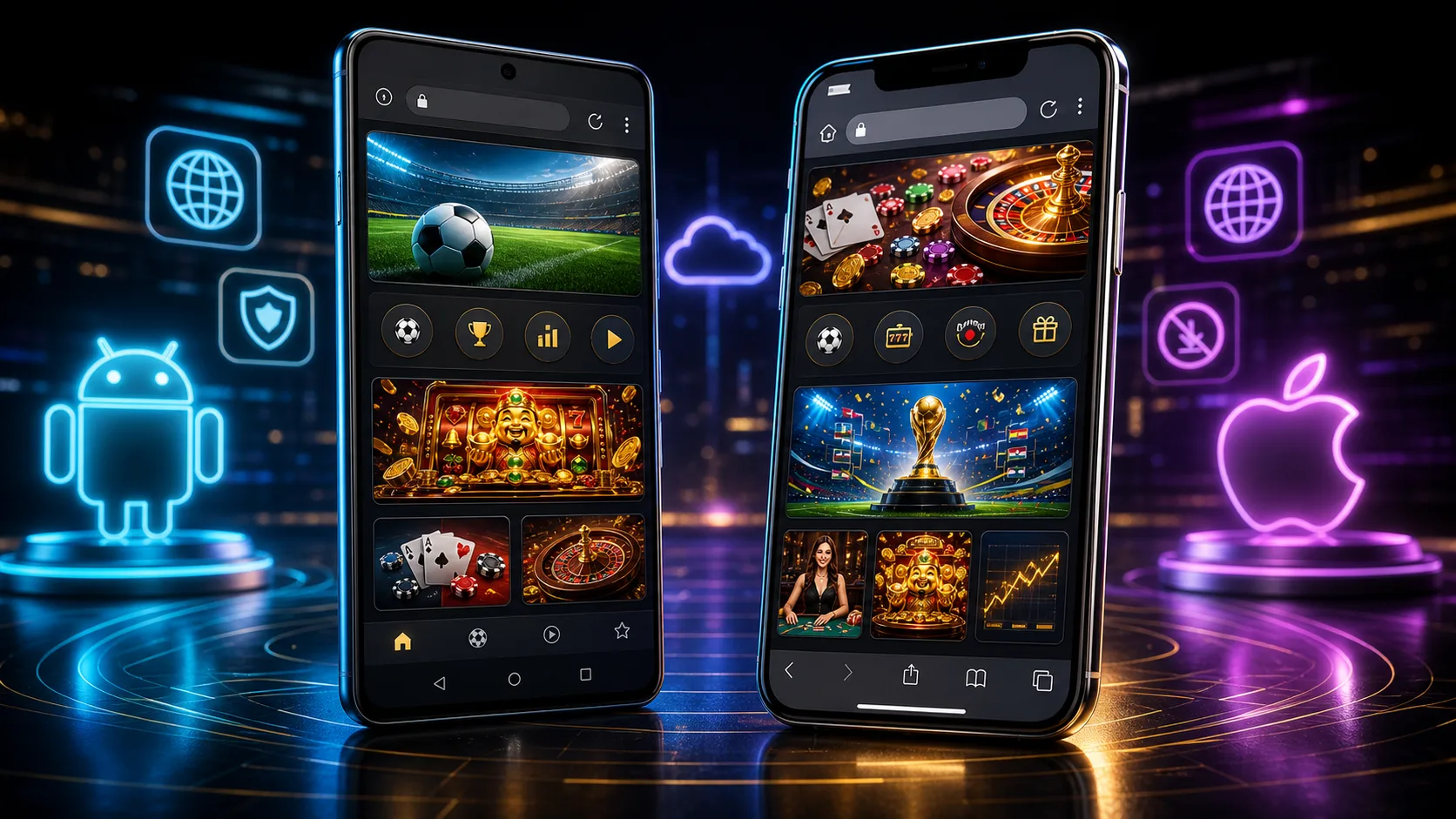 Experiência jogabets compatível com Android e iOS no navegador mobile